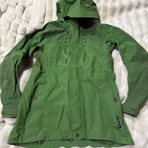 Macpac Olive Green Hooded Ski Jacket